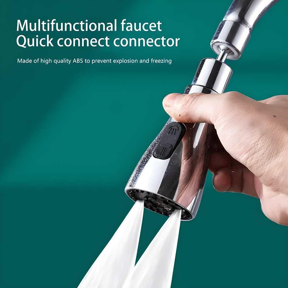 360° Elegance: Transform Your Kitchen with our 3 Modes Faucet Extension