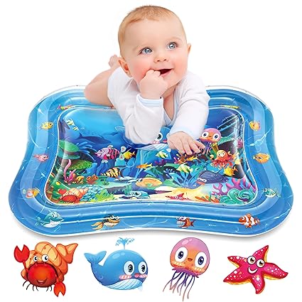 Baby Water Mat Toys Tummy Time Leakproof Water Mat